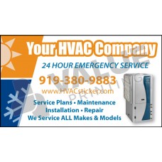 HVAC Business Card Magnet #14